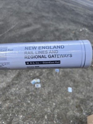 New England Rail Lines And Regional Gateways Map 1999-2008