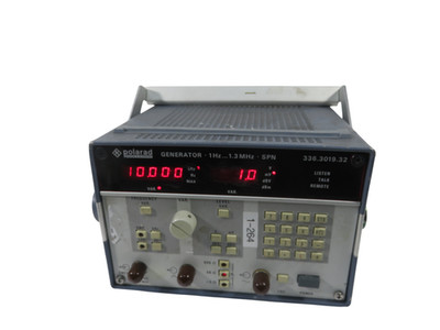 ROHDE SCHWARZ POLARAD GENERATOR 1HZ...1.3 MHZ SPN 336.3019.32