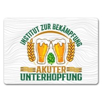 Bier FußMatte In 35X50 Cm Ohne Rand Mit Spruch Institut Zur BekäMpfung Akuter