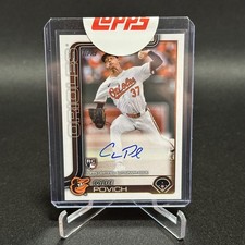 2025 Topps Series 1 Flagship Real One Autographs Cade Povich #25 (AU, RC) Rookie