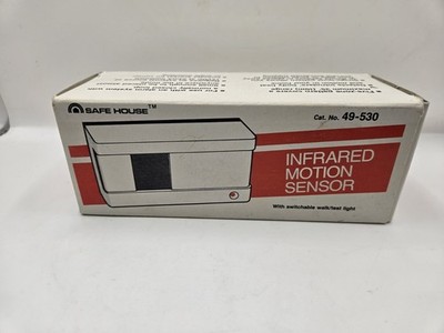 UNUSED Vintage SAFE HOUSE 49-530 Infrared Motion Sensor (A7) RadioShack 