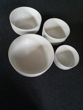 SCHÖNWALD SCHÜSSEL-SET 4 TLG. 15+18+21+ 25 CM - WEIß I.D. DIBBERN FORM