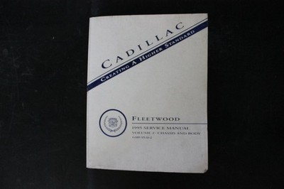 Cadillac Fleetwood 1995 Service Manual Vol 2 Chassis Body OEM GMP:95-D-2