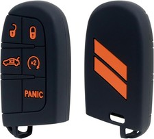 Key Fob Cover for Dodge Accessories 5 Button Case 1PC, orange