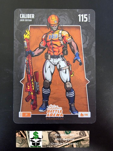 2026 Bo Jackson Battle Arena Caliber Caleb Williams FIRE Card 27