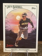 2023 Topps X Bob Ross The Joy of Baseball Juan Soto #46