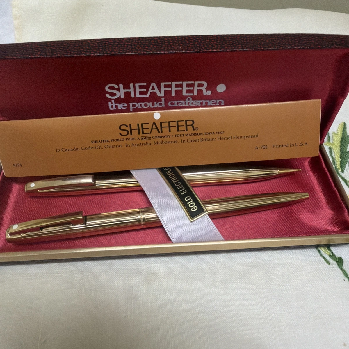 Sheaffer Pencil In Collectible Pen & Writing Instrument Sets for