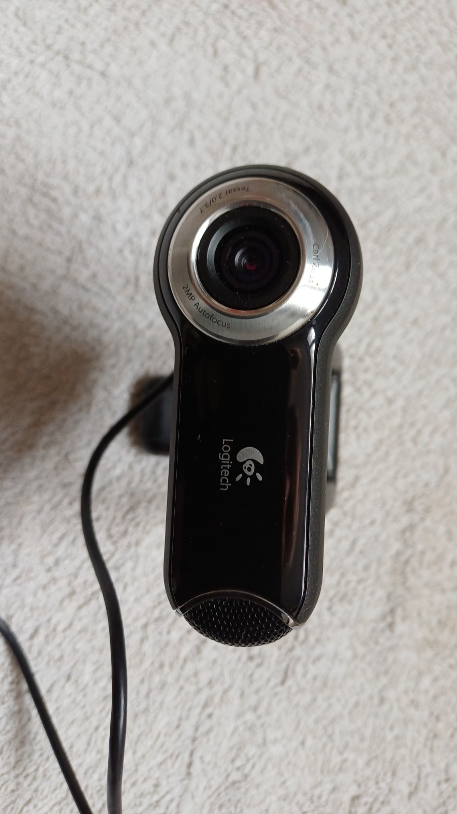 Webcam Logitech QuickCam Pro 9000 avec autofocus et micro intégré