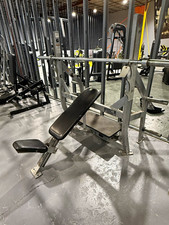 Hammer Strength Incline Weight Bench, Steel, Gray/Black