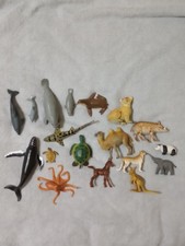 Mixed Lot Of 18 Vtg Safari Ltd Schleich AAA Plastic Pvc Realistic Animal Figures