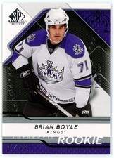 2008-09 SP Game Used Rookie Brian Boyle 220 999 #109