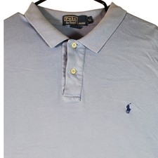 Polo Ralph Lauren Men's XL Light Blue Short Sleeve Classic Fit Polo Shirt