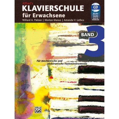 Alfred Music Klavierschule für Erwachsene 3 Lethco Manus Palmer - Klavier
