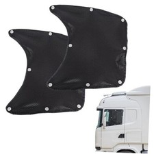 2pcs Semi Truck Window Shades, 23.62x19.29in Side Window Sunshades Easy