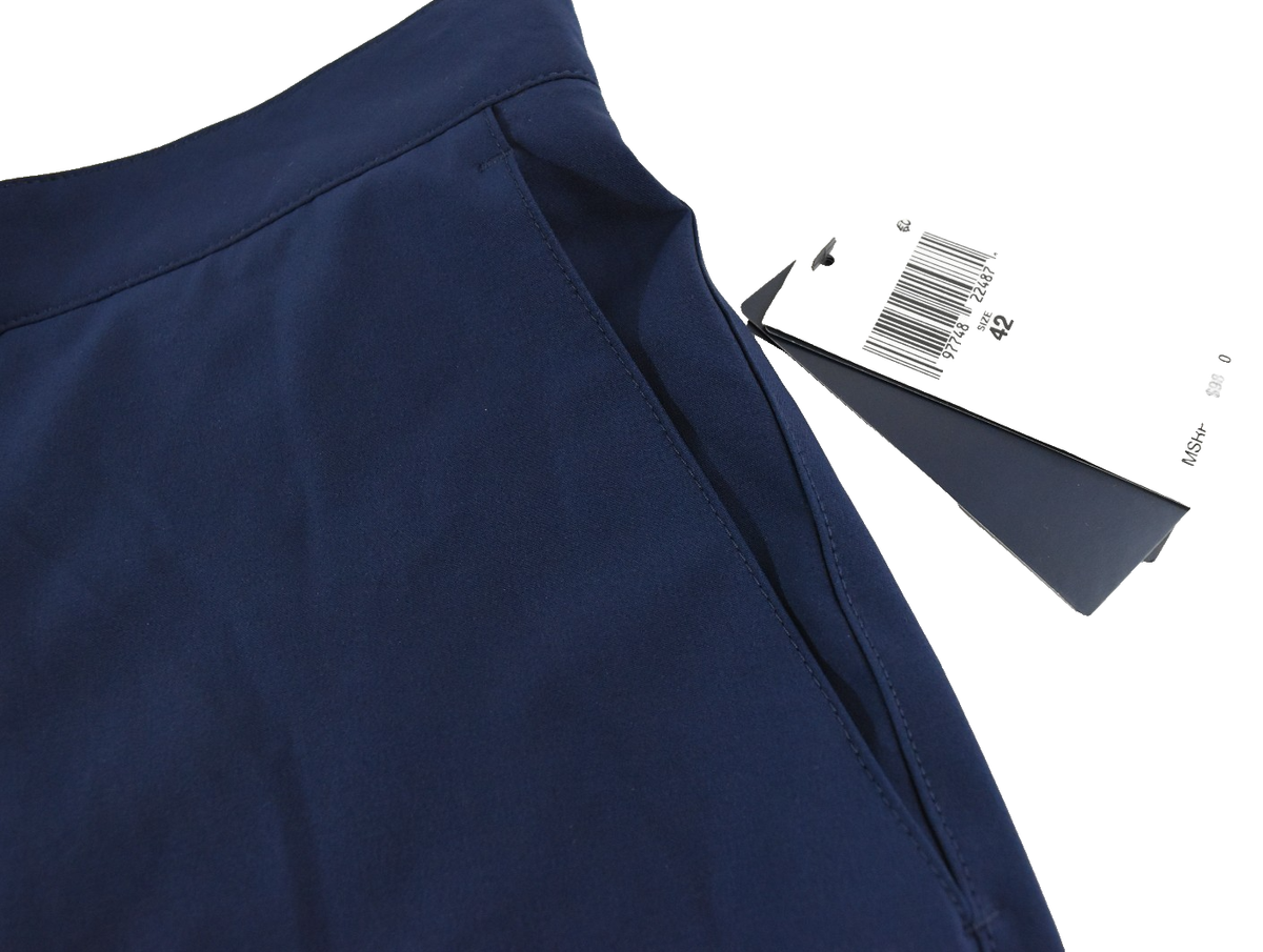 Polo Ralph Lauren Mens Chino Short New 42 Navy Blue Button Up