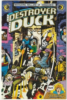  DESTROYER DUCK #4, Eclipse Comics 1983 US-COMICHEFT TOP Z1