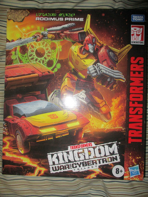 Transformers Kingdom Rodimus Prime 100% COMPLETE with Box & Instructions!
