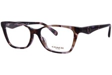Coach HC6248U 5843 Eyeglasses Women's Amethyst Pearl Tortoise Full Rim 54mm