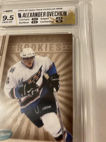2005-2006 Parkhurst Alexander Ovechkin #669 Rookie HGA 9.5 Gem Mint Hockey Card - Picture 11 of 20