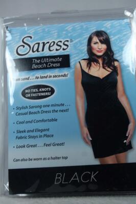 Ultimate Beach Dress By Saress Black Color One Piece Large 12-14 NWT's! | eBay Ultimate Beach Dress By Saress Black Color One Piece Large 12-14 NWT's! | eBay