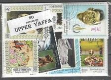 Haut Yafa - Upper Yafa 50 timbres différents oblitérés