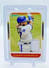 2021 DONRUSS BASEBALL VLADIMIR GUERRERO JR RETRO MATERIALS  Jersey Patch