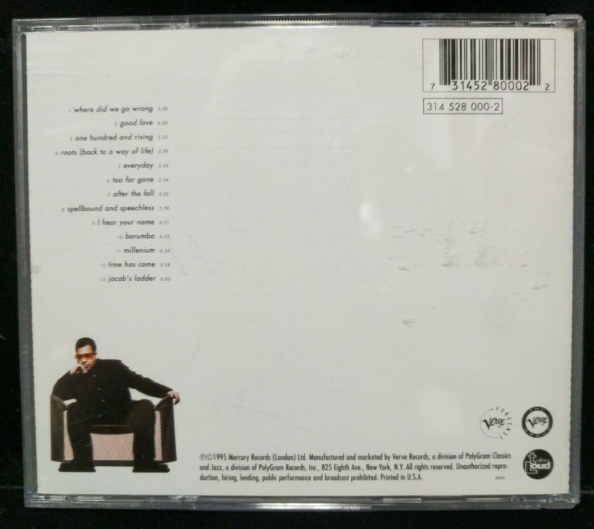 Use Incognito 100° and Rising CD - 1995 Inventory M14-YYY