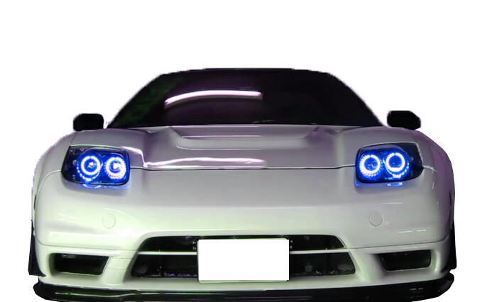 Color Chasing LED Headlight Flow Halo kit for Acura NSX 02-05