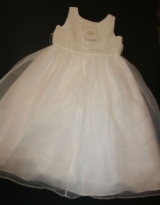 New US Angles Girls Ivory White Full Tulle Fancy Party Dress Layers Wedding maid