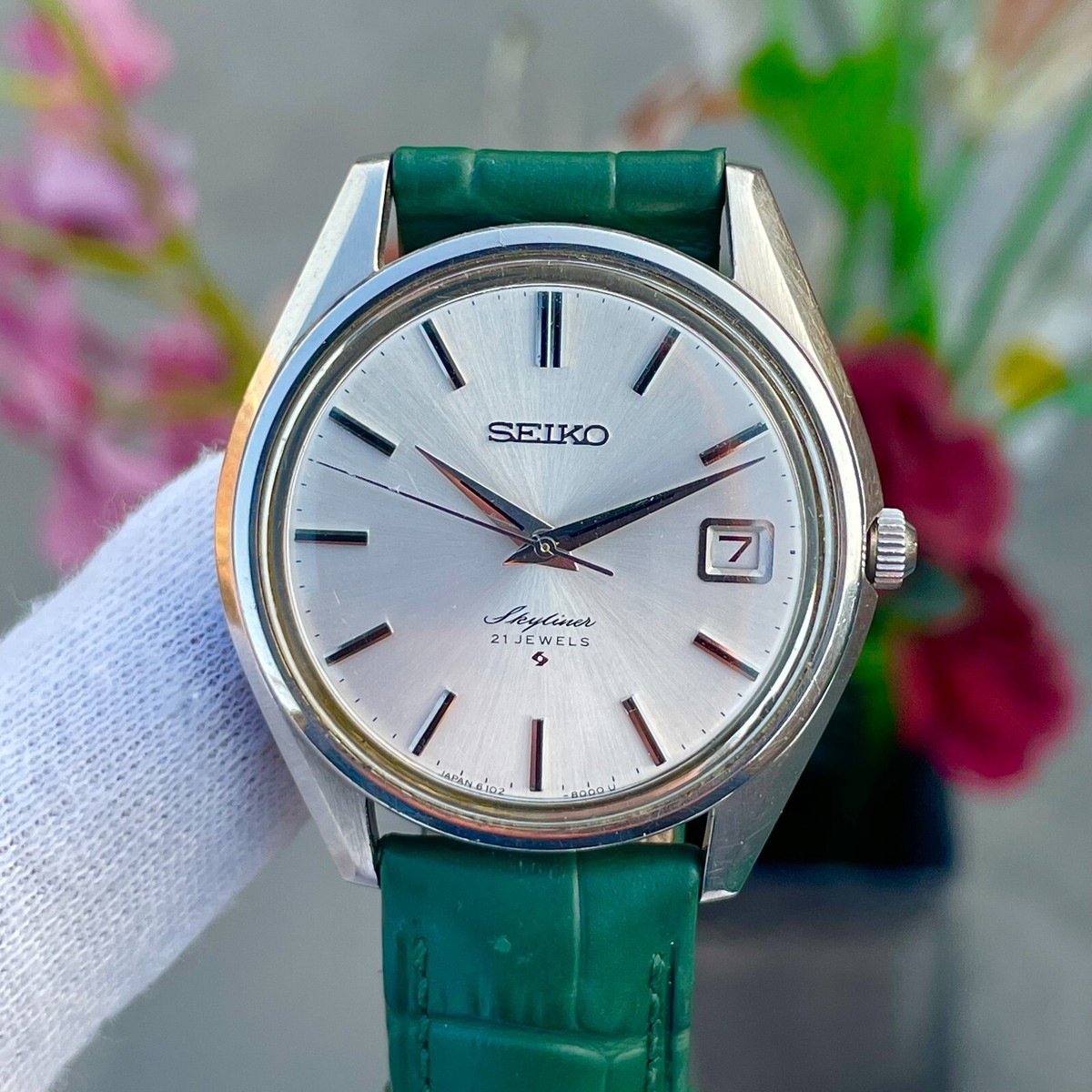 SEIKO セイコーSKYLINER デイト6102-8000 手巻き