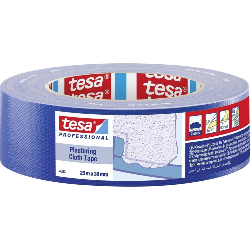 tesa 04363-00003-02 Nastro goffrato tesa® Professional Blu (L x L) 25 m x 38 mm