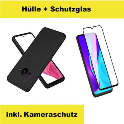 Handy Hülle für Xiaomi Redmi A3 Hülle+Glas Handyhülle