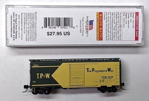 MTL Micro-Trains 02000717 Toledo, Peoria & Western TP&W 7049 40 pies vagón de carga | Zustand: New