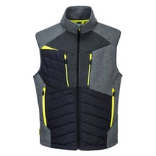 Image of Portwest DX4 Hybrid Baffle Gilet Safety Work Padded Reflective Bodywarmer DX470