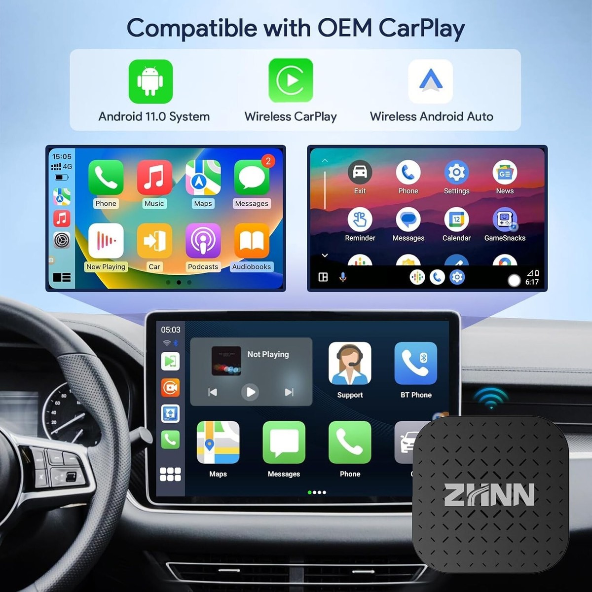 CarPlay AI Box, Smart AI Box Stream Videos to Your Car Multimedia