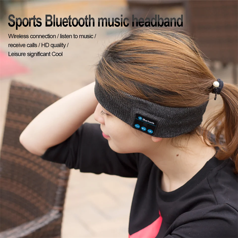 Waterproof Bluetooth 5.0 Wireless Headband Headphones for Sleep-image