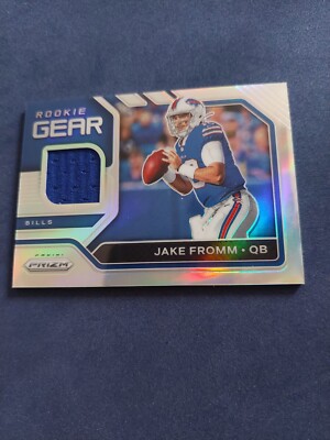 Jake Fromm 2020 Panini Prizm Silver Prizm Rookie Gear Jersey #21 Bills  - Main Image