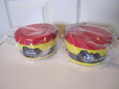 2 NEW SNACK BY SWELL GENERAL MILLS CHEERIOS 16 OZ. STAINLESS STEEL CONTAINERS