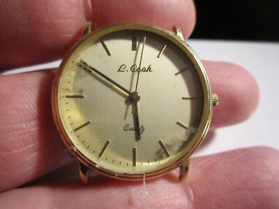 VINTAGE L. COOK WATCH - NO BAND NOT WORKING- OFC-T2