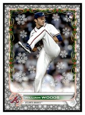 2022 Topps Metallic Snowflake HW127 William Woods Rookie RC Atlanta Braves