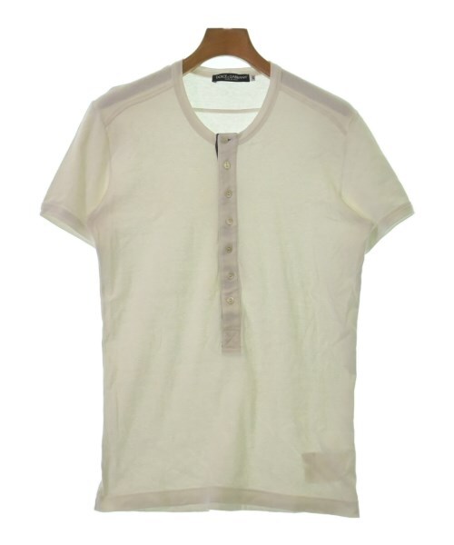 DOLCE&GABBANA T-shirts/Cut & Sewns White 48(Approx. L 