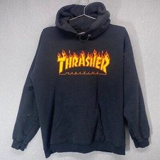 Thrasher Magazine Hoodie Sweatshirt Mens Medi...