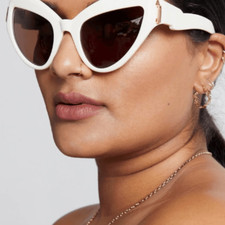 NEW Karen Walker Bow Wow ivory sunglasses