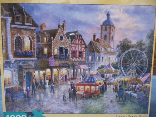Dennis Lewan Beary Patch Park 1000 Piece Jigsaw Puzzle Carnival City Country - Picture 2 of 4