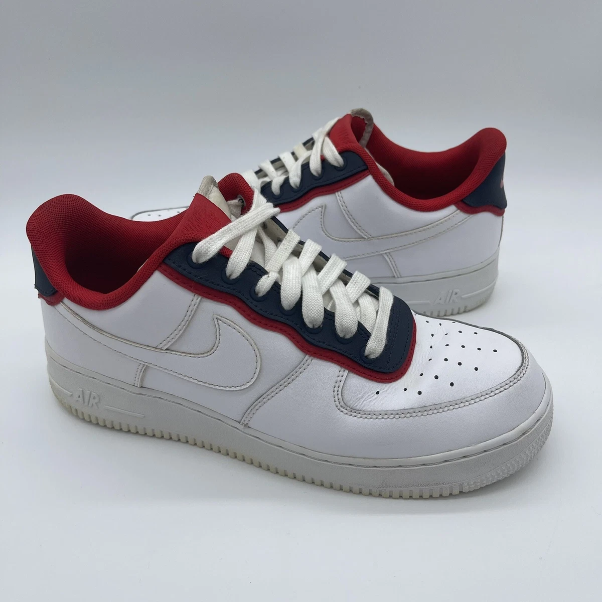 Nike Air Force 1 '07 LV8 1 (White / Red / Obsidian)