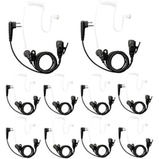 10x Headset Earpiece for Motorola Radio CLS1410 CLS1110 CP200 GP300 GP2000