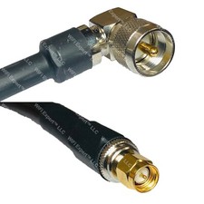 RFC400UF UHF MALE ANGLE to SMA MALE Coaxial RF Cable USA-Ship Lot