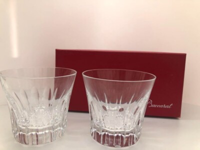 Baccarat Etna Tumbler Rocks Glass Pair Set