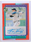 2025 Panini Donruss FELIX HERNANDEZ Signature Series Red AUTO Autograph 41/49