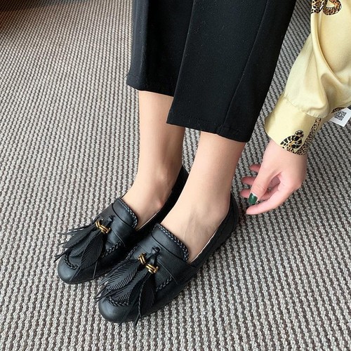 Womens Flats Mary Janes Round Toe Leather Loafers Moccasins Metal Floral Sweet - Picture 7 of 20